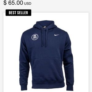 NWT BARSTOOL NIKE MEN'S SPORTSWEAR CLUB FLEECE PULLOVER HOODIE